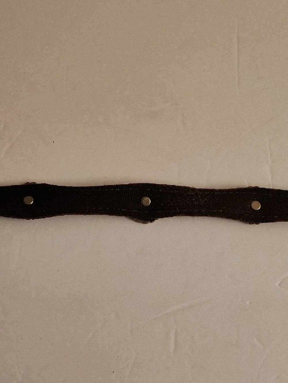 Vintage Brown Horses Leather Kids Belt with Silver Buckle BPD